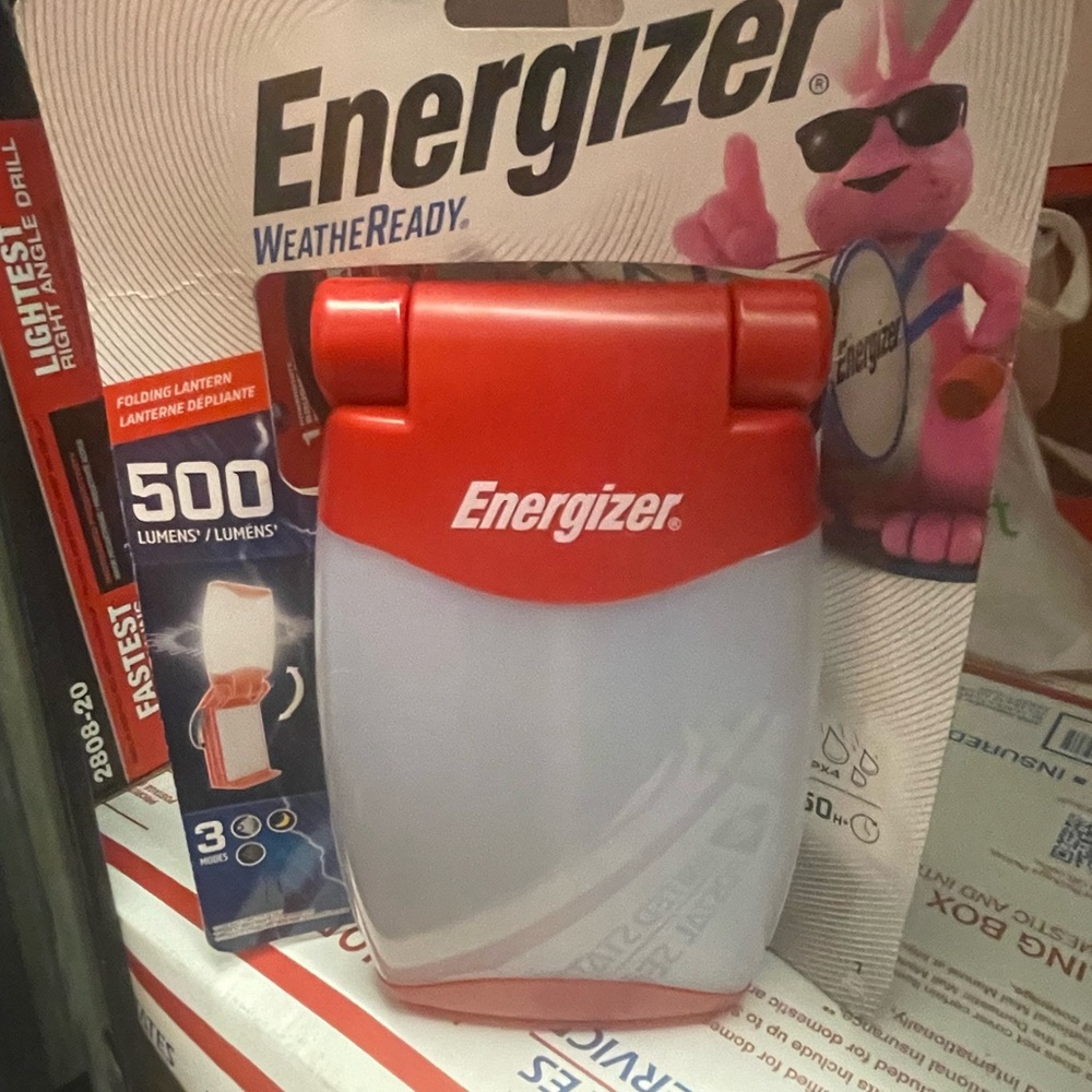 Red and White LED Lantern